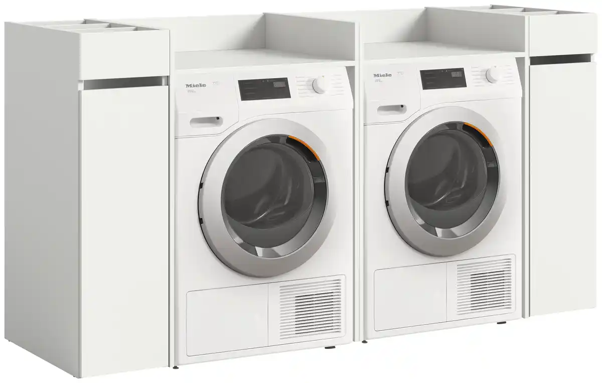 Bild 1 von Waschmaschinenschrank Free Weiß ca. 190x101x60 cm, Weiß