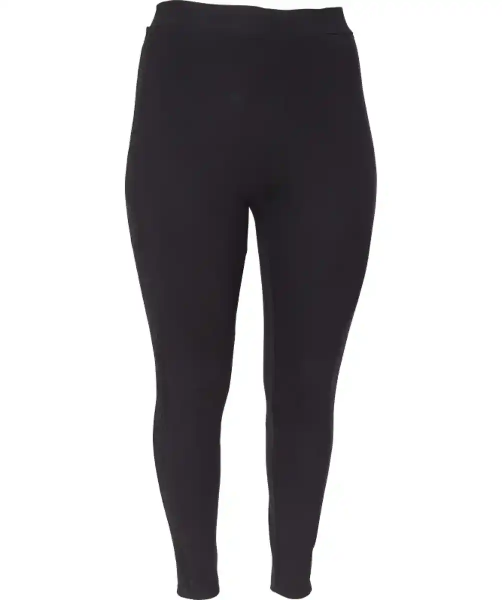 Bild 1 von Leggings mit Spitze, schwarz