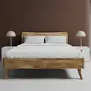 Bild 1 von Bett Danzig ca. 140x200 cm Wildeiche Echtholz, Wildeiche