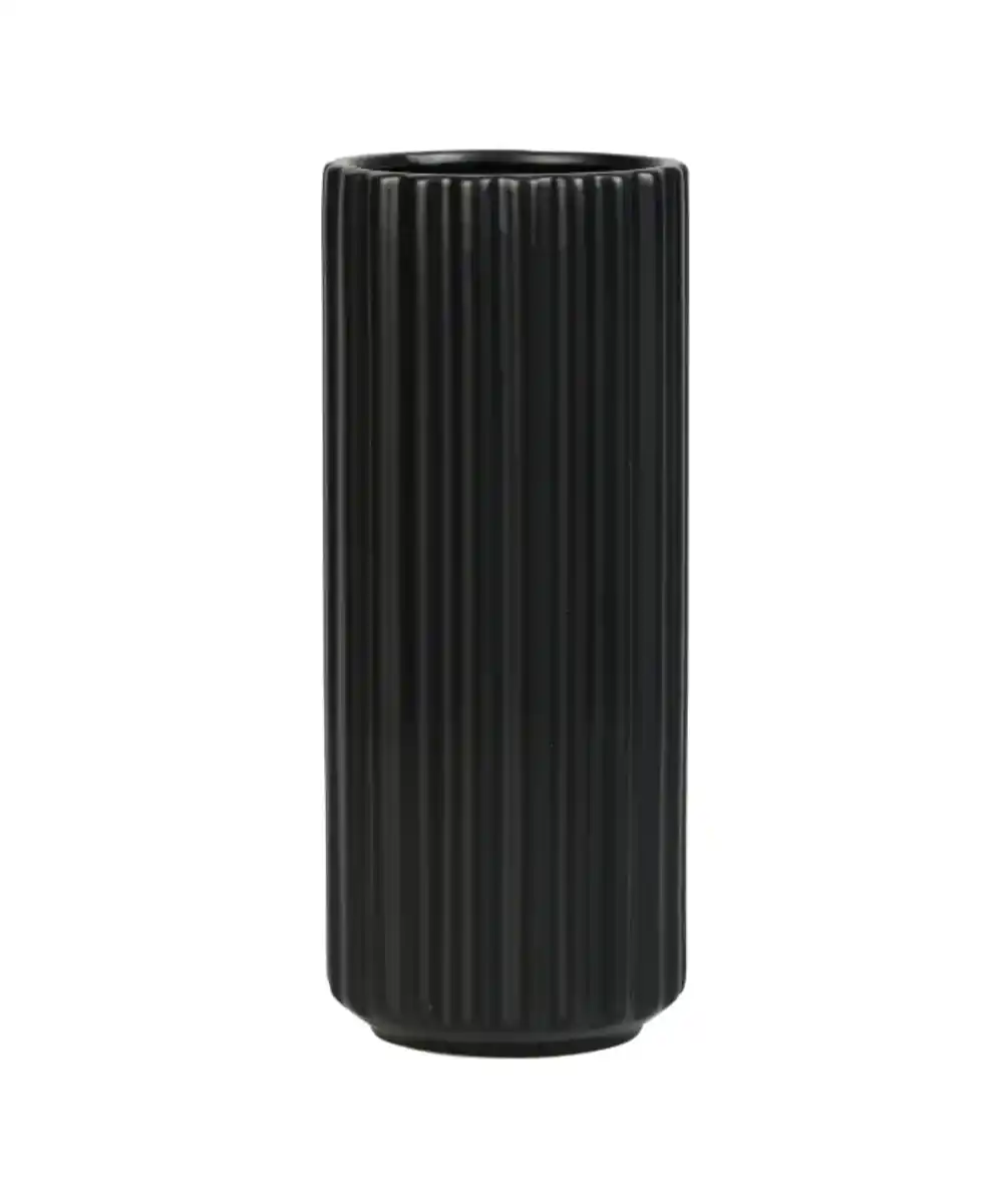 Bild 1 von Keramikvase Zylinder, schwarz
