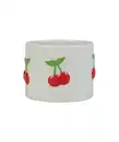 Bild 1 von Pflanztopf Kirschen, weiß/rot