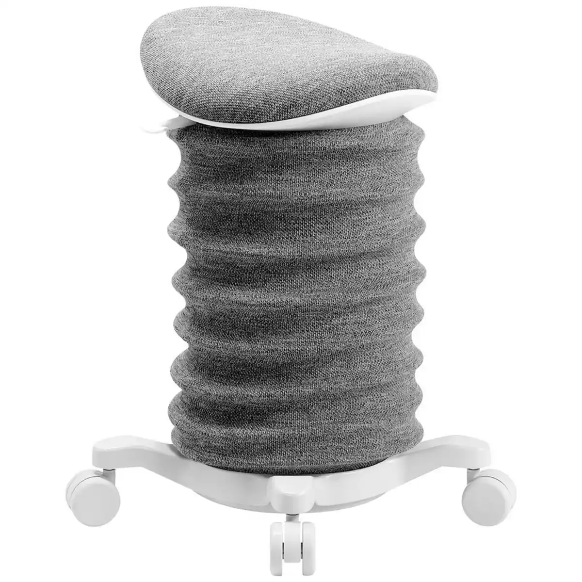 Bild 1 von Topstar Bürohocker, Weiß, Schiefer, Kunststoff, Textil, Uni, Rollen, 37.5x58-70x36 cm, Made in Germany, Arbeitszimmer, Bürostühle, Bürohocker