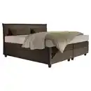 Bild 1 von RUF Betten Boxspringbett, Braun, Textil, H3, 7-Zonen, Höhe ca. 20 cm, 180x200 cm, Matratze, gepolstertes Kopfteil, in verschiedenen Größen erhältlich, Schlafzimmer, Betten, Doppelbetten