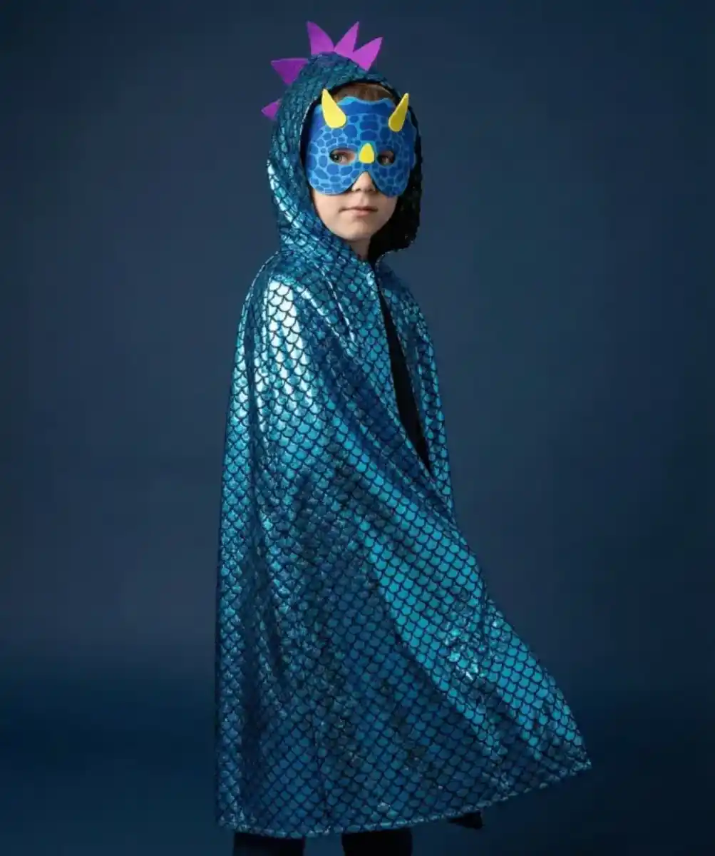 Bild 1 von Kinderkostüm Karneval, hellblau gemustert