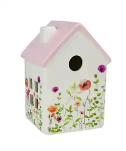 Deko-Haus Frühling, weiß