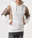 Bild 1 von Sweatshirt mit Kontrasteinsätzen, weiß