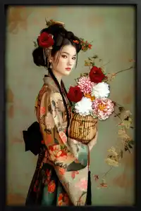 Keilrahmenbild Denise Small Multicolor, Multicolor