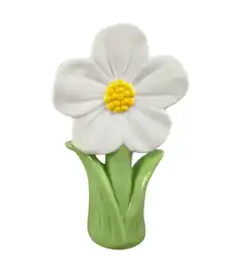 Deko-Blume Frühling, weiß