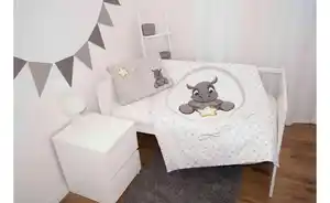 Herding Bettwäsche-Set Süßes Nashorn