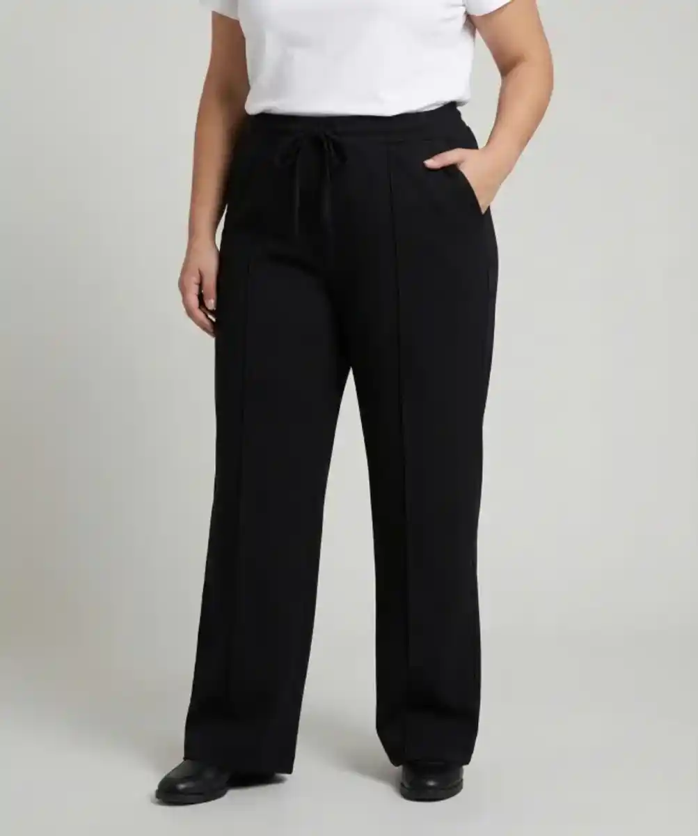 Bild 1 von Hose mit elastischem Bund, schwarz