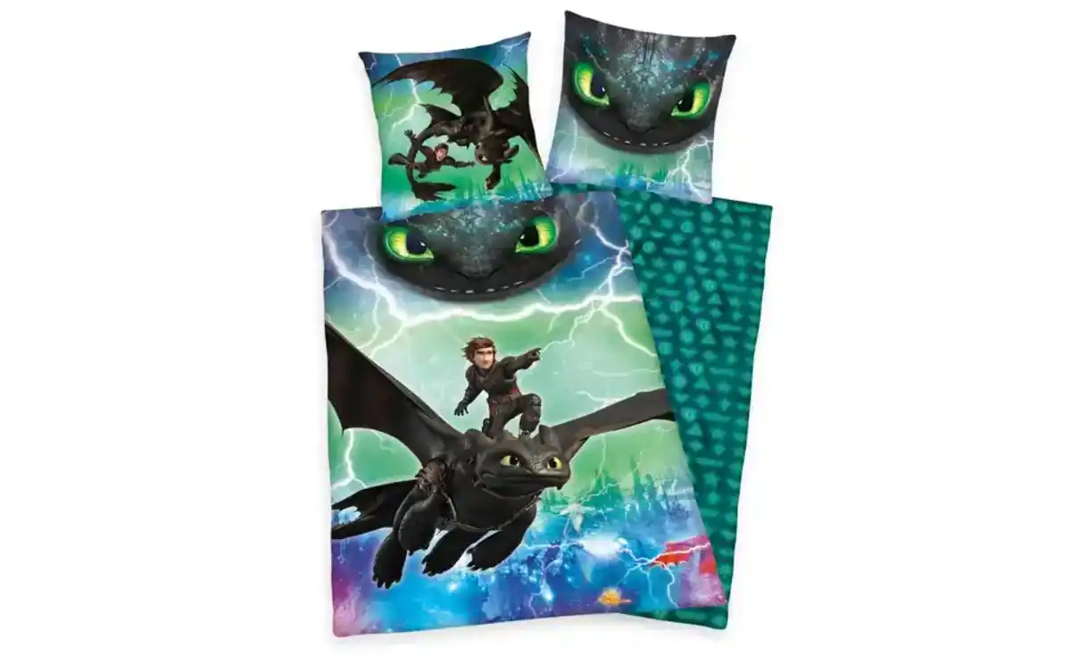 Bild 3 von Herding Bettwäsche-Set Hicks & Ohnezahn