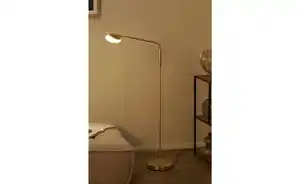 Fischer-Honsel LED-Stehleuchte, 1-flammig, messing matt