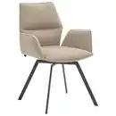 Bild 1 von Venjakob Armlehnstuhl, Anthrazit, Sand, Metall, Textil, eckig, Stativgestell, 63x86x60 cm, Goldenes M, Made in Germany, Dgm, DGM-Emissionslabel, Lederauswahl, Stoffauswahl, Gestellauswahl, Esszimmer,