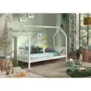 Bild 1 von Vipack Hausbett, Weiß, Holz, Kiefer, massiv, 90x200 cm, Kinder- & Jugendzimmer, Kindermöbel, Kinderbetten, Hausbetten