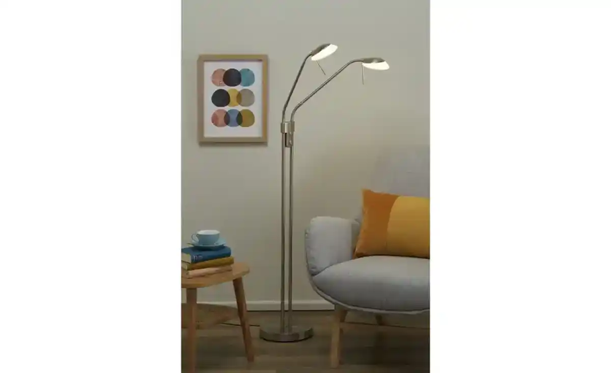 Bild 1 von Fischer-Honsel LED-Lese-Leuchte 2-flammig, Nickel-matt