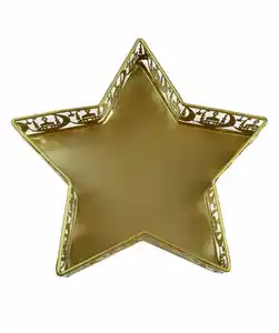 Dekotablett Ramadan, goldgelb