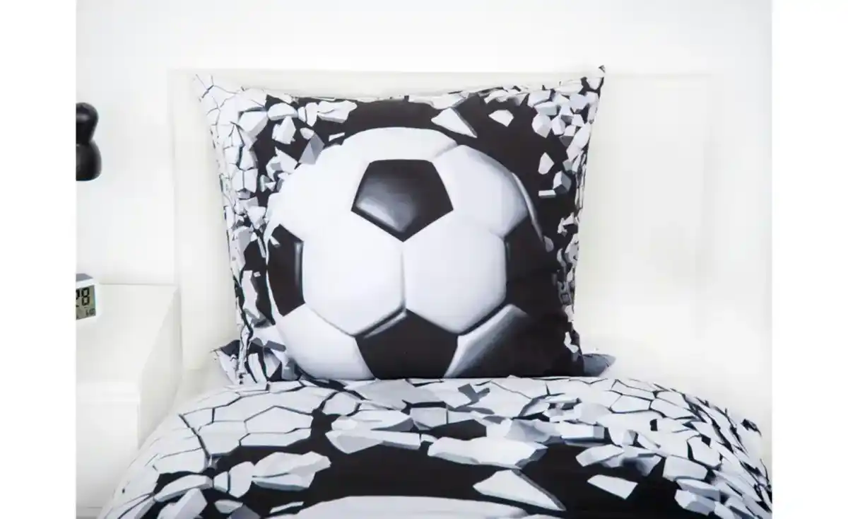 Bild 2 von Herding Bettwäsche-Set 3D Fußball