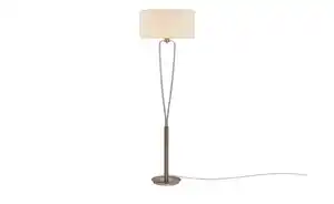 Trio Stehleuchte, 1-flammig, nickel matt, Fuß geschwungen