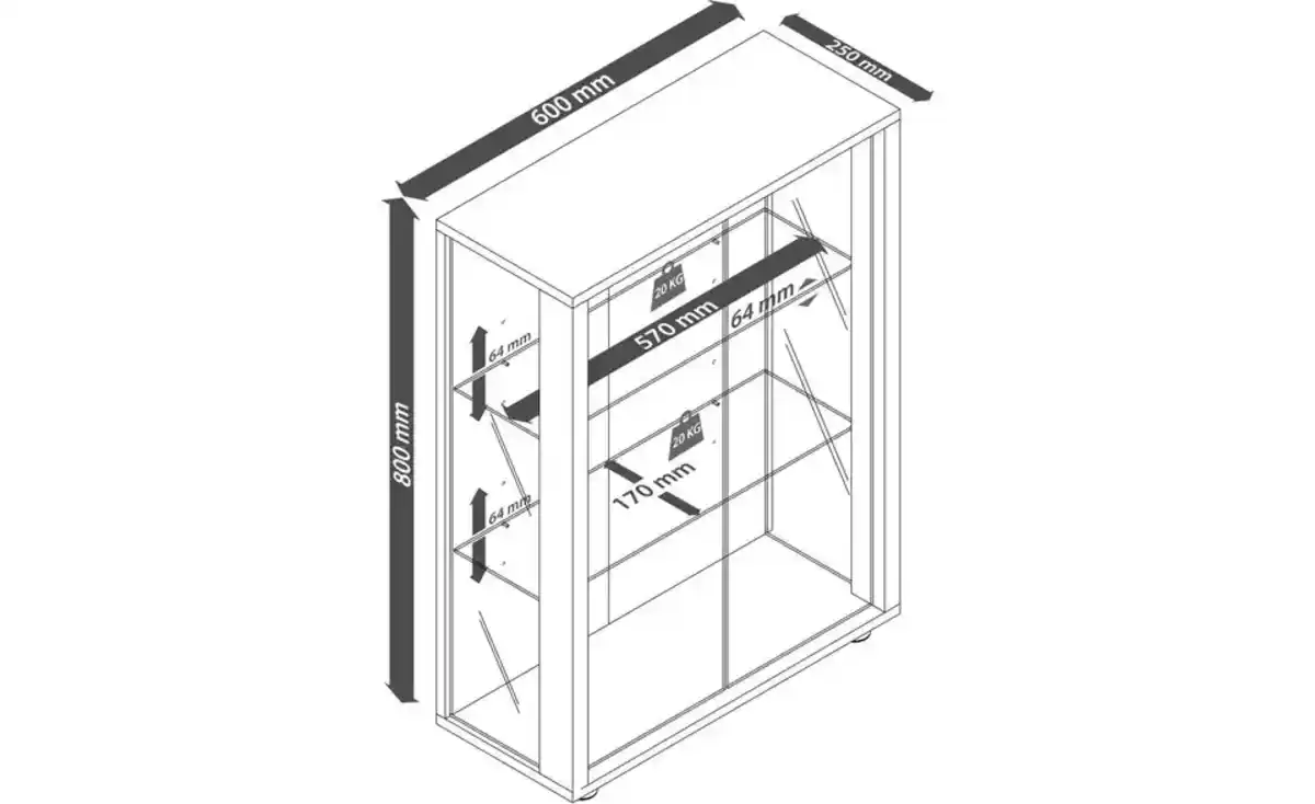 Bild 4 von Hängevitrine Udina