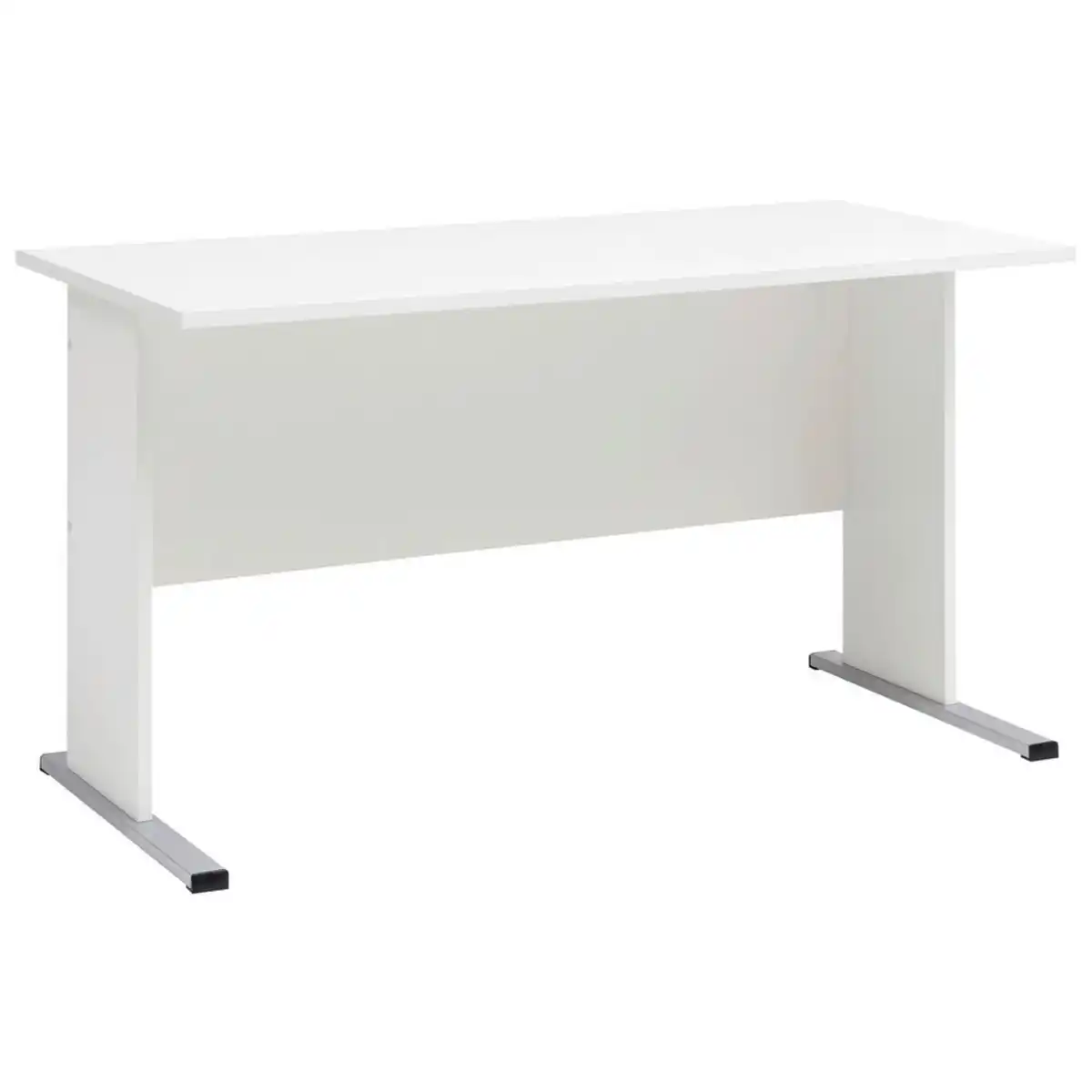 Bild 1 von Mid.you Schreibtisch, Weiß, Holzwerkstoff, rechteckig, Kufe, Wange, 65x74.2x140 cm, Arbeitszimmer, Schreibtische, Bürotische