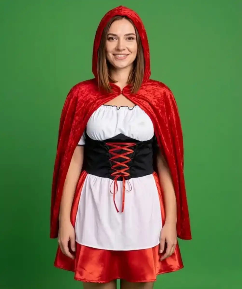 Bild 1 von Erwachsenenkostüm Karneval, rot