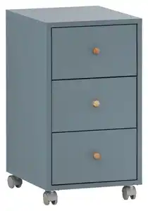 Rollcontainer Serie 500 Blau ca. 32,6x59,7x39,1cm, Blau
