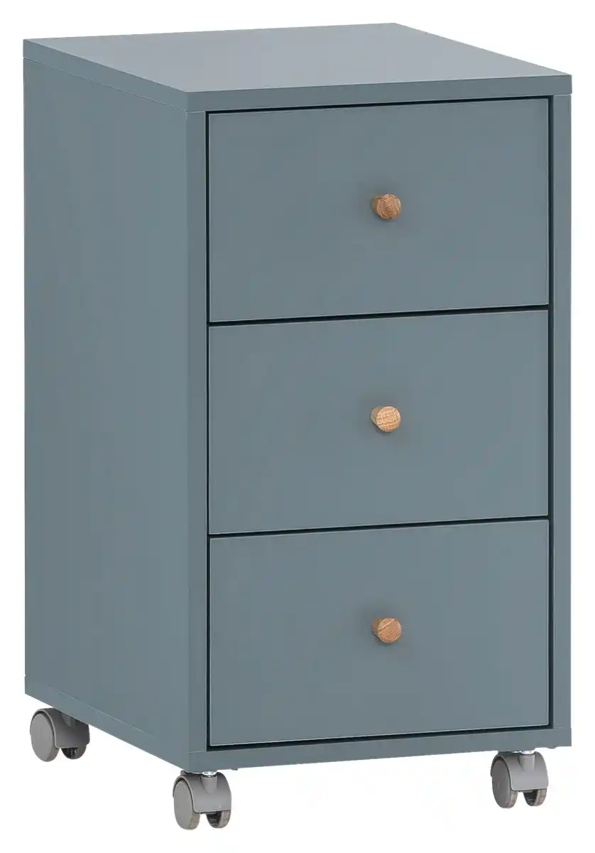 Bild 1 von Rollcontainer Serie 500 Blau ca. 32,6x59,7x39,1cm, Blau