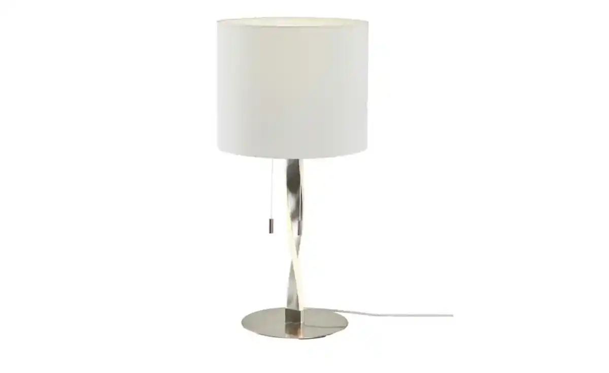 Bild 3 von Trio Tischleuchte, NIckel matt mit Stoffschirm