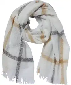 Schal mit grober Struktur, weiß