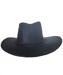 Cowboyhut Karneval, schwarz