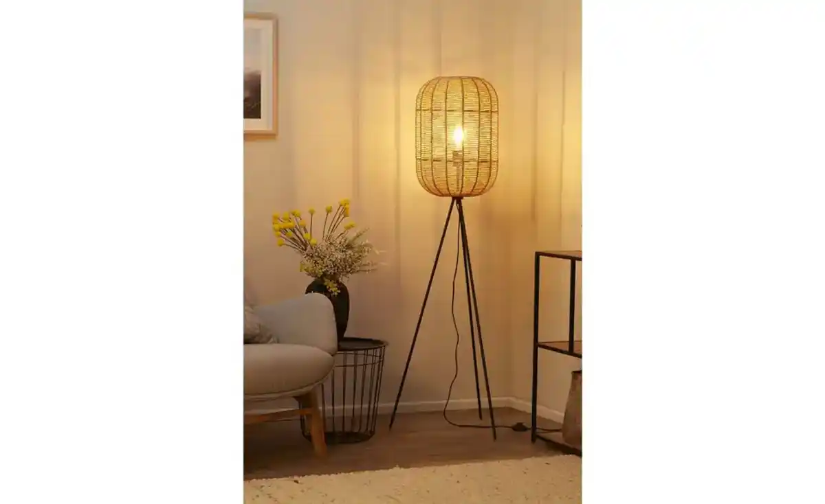 Bild 1 von Trio Stehleuchte, 1-flammig, Sisal braun