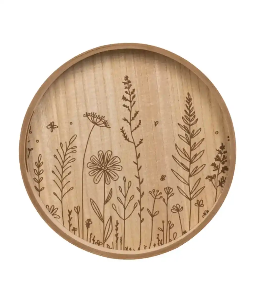 Bild 1 von Dekotablett Frühling, naturfarben