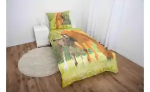 Herding Bettwäsche-Set Pferd mit Fohlen