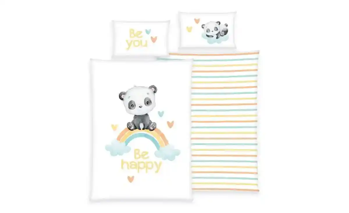 Bild 3 von Herding Bettwäsche-Set Regenbogen Panda