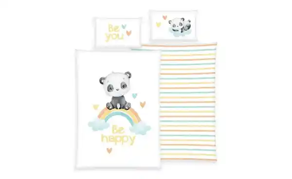 Bild 3 von Herding Bettwäsche-Set Regenbogen Panda