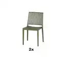 Bild 1 von Siena Garden Stapelstuhl, Grün, Kunststoff, 57x80x56 cm, stapelbar, gastro- und objekttauglich, wetterbeständig, UV-beständig, Gartenmöbel, Gartenstühle, Gartenstühle stapelbar