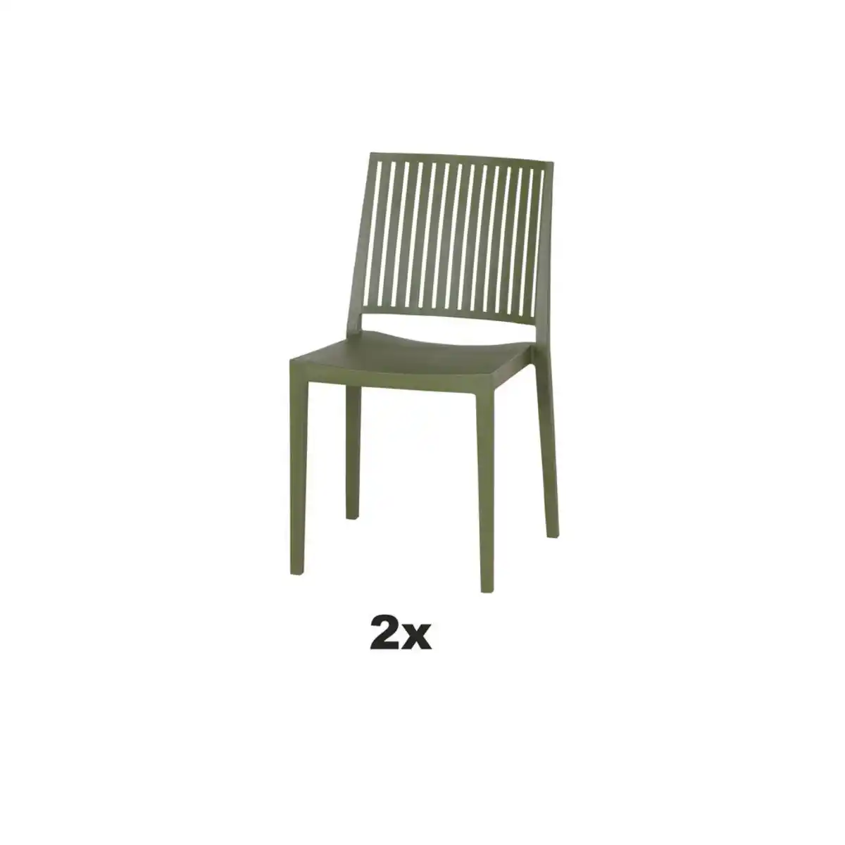 Bild 1 von Siena Garden Stapelstuhl, Grün, Kunststoff, 57x80x56 cm, stapelbar, gastro- und objekttauglich, wetterbeständig, UV-beständig, Gartenmöbel, Gartenstühle, Gartenstühle stapelbar