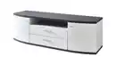 Bild 1 von TV - Lowboard weiß hochglanz graphit 165 cm TV-Board - CABANA