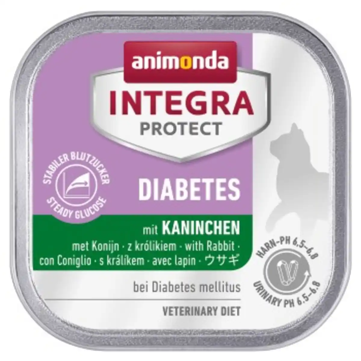 Bild 1 von animonda Integra Protect Diabetes 16x100g Kaninchen