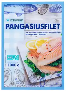 ICEWIND Pangasiusfilet, 1-kg-Beutel