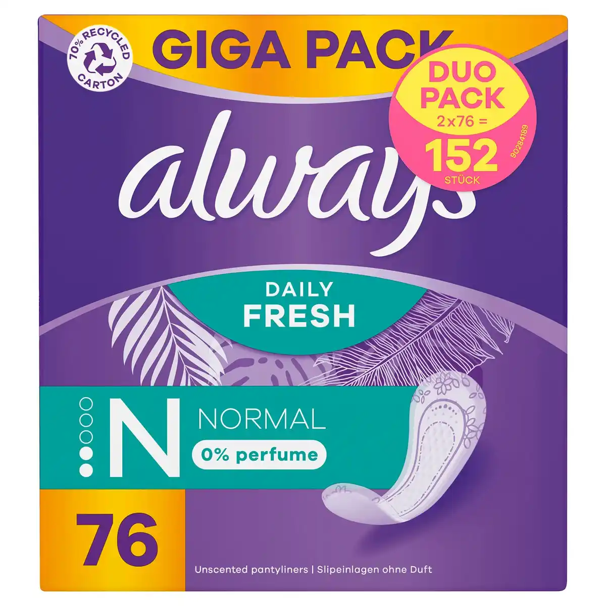 Bild 1 von ALWAYS Slipeinlagen