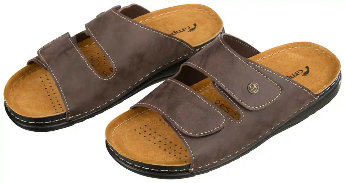 Bild 2 von CAMPRELLA Herren-Comfort-Pantoletten, Paar