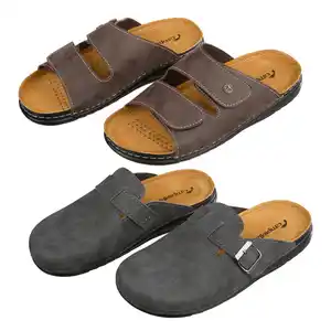 CAMPRELLA Herren-Comfort-Pantoletten, Paar