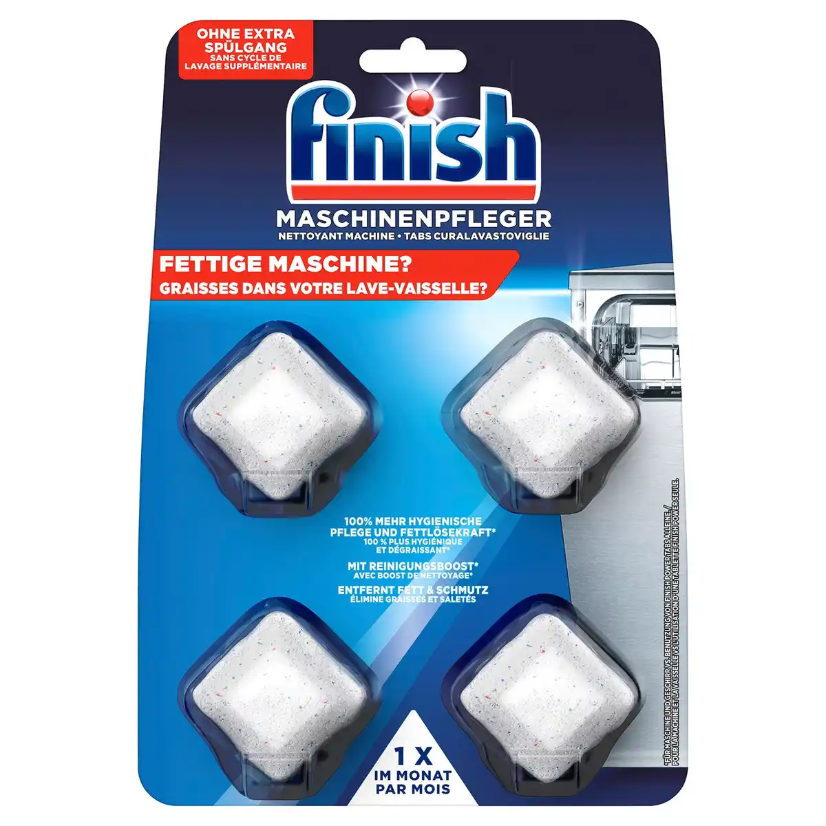 Bild 1 von FINISH Maschinenpfleger 4er-Pack