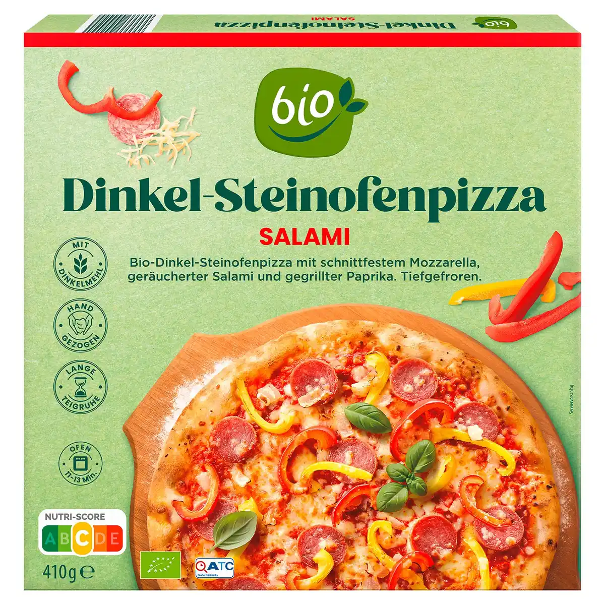 Bild 1 von BIO Dinkel-Pizza, Salami