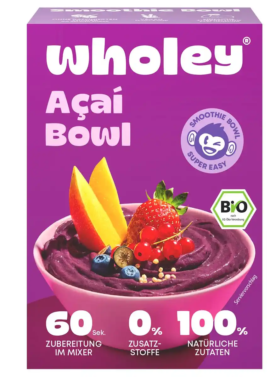 Bild 1 von WHOLEY Bio-Açai, 250-g-Packg.