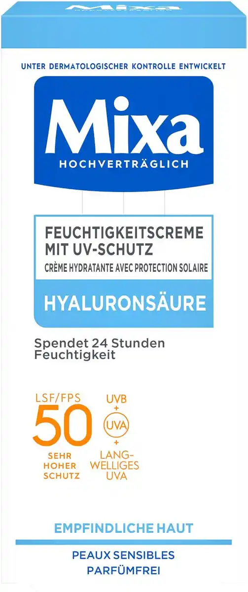 Bild 1 von MIXA UV-Schutz-Feuchtigkeitscreme, 50-ml-Packg.