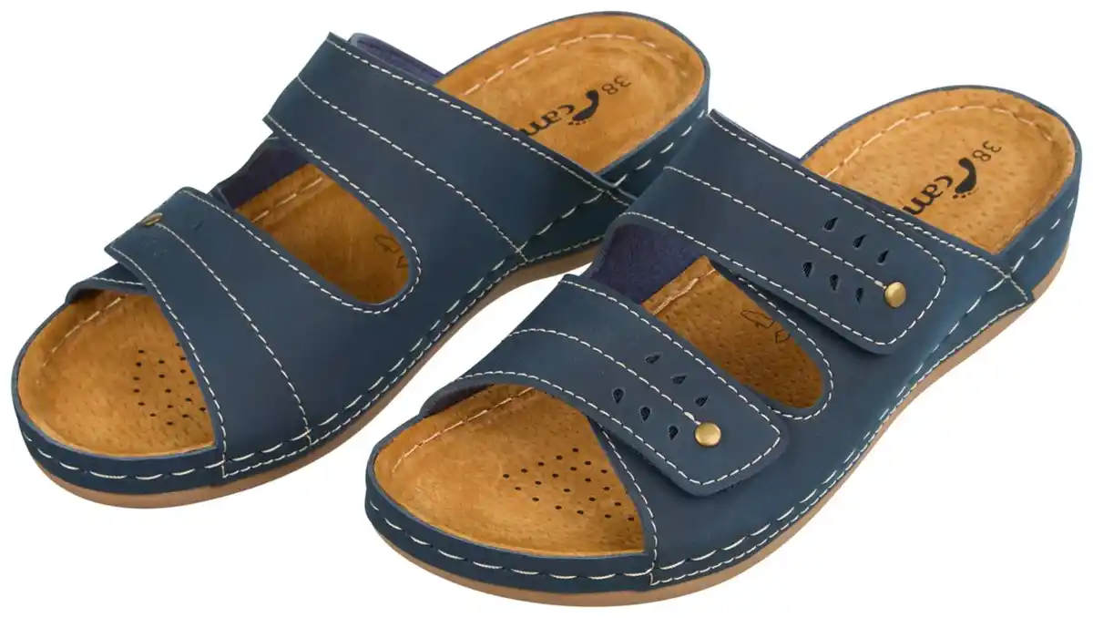 Bild 3 von CAMPRELLA Damen-Comfort-Pantoletten, Paar