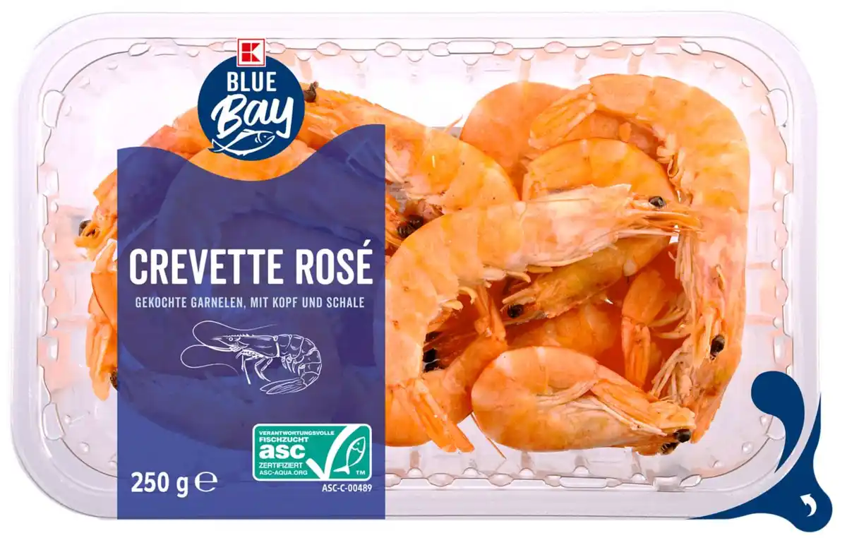 Bild 1 von K-BLUE BAY Crevettes Roses, 250-g-Packg.