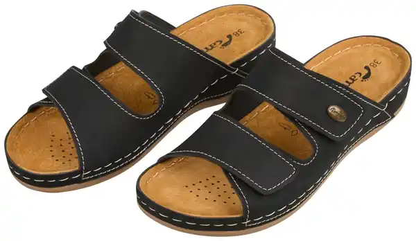 Bild 2 von CAMPRELLA Damen-Comfort-Pantoletten, Paar